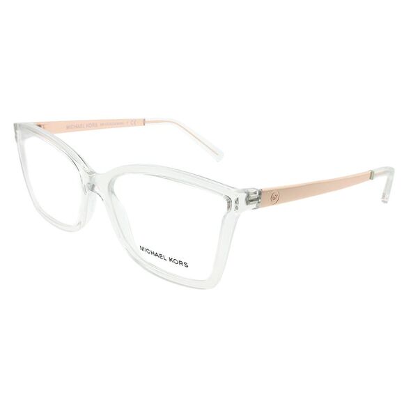 Michael Kors Caracas MK 4058 3050 Crystal Clear Plastic Eyeglasses 54mm - Picture 1 of 3